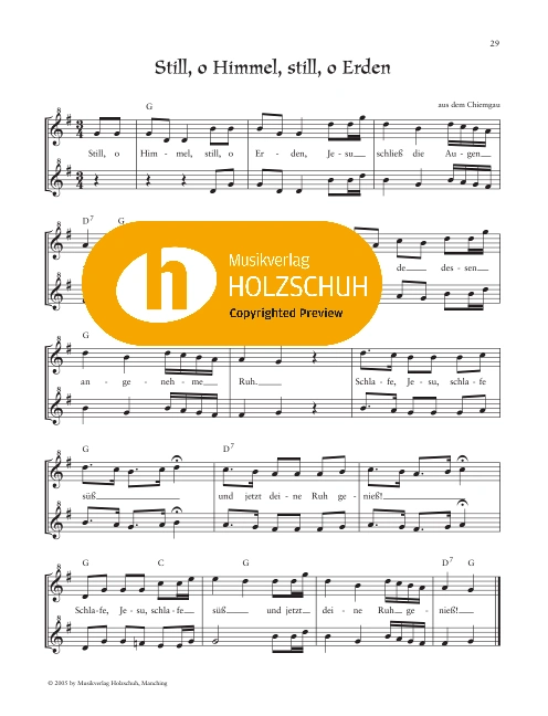 Still, o Himmel, still, o Erden